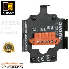 AUDAC ATEO6 60 Watt Duvar Hoparlörü Siyah