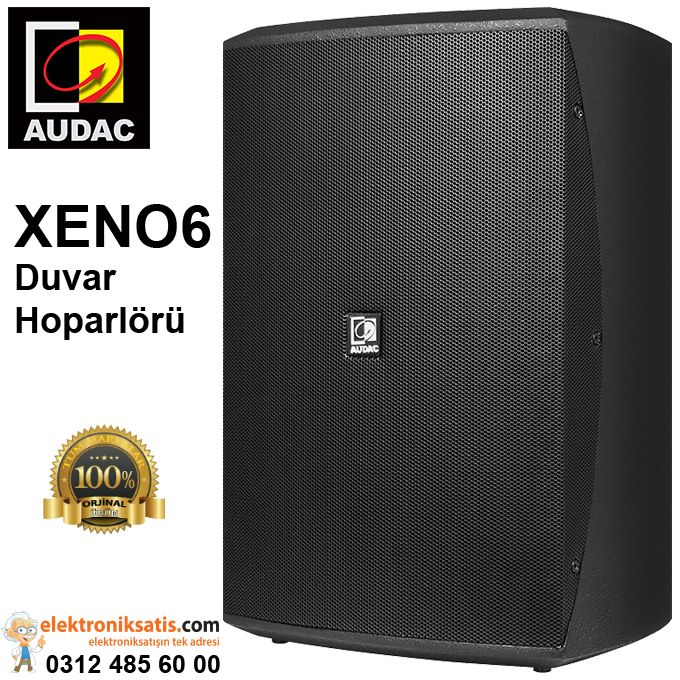 AUDAC XENO6 80 Watt Duvar Hoparlörü Siyah