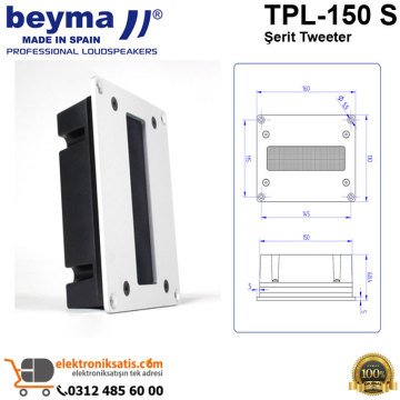 Beyma TPL-150 S Şerit Tweeter