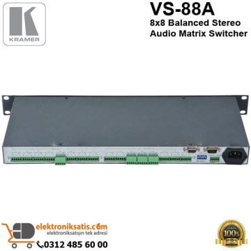 Kramer VS 88A 8x8 Stereo Audio Matrix Switcher