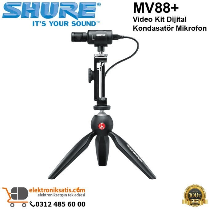 Shure MV88+ Video Kit Dijital Kondasatör Mikrofon