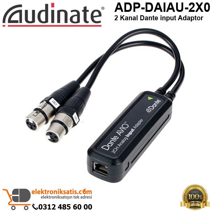 Audinate ADP-DAIAU-2X0 2 Kanal Dante input Adaptor