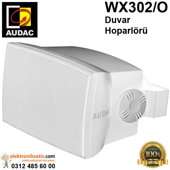 AUDAC WX302/O 30 Watt Dış Ortam Duvar Hoparlörü Beyaz