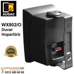 AUDAC WX802/O 70 Watt Dış Ortam Duvar Hoparlörü Siyah