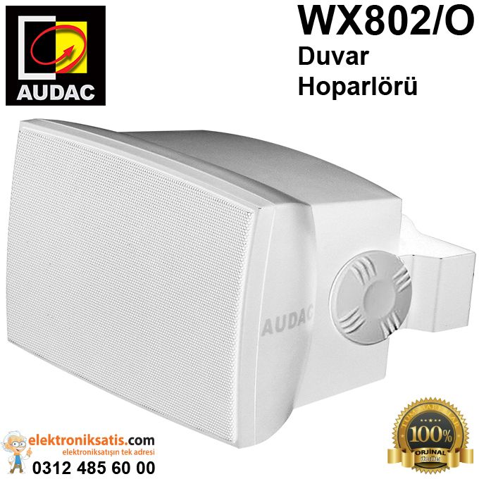 AUDAC WX802/O 70 Watt Dış Ortam Duvar Hoparlörü Beyaz