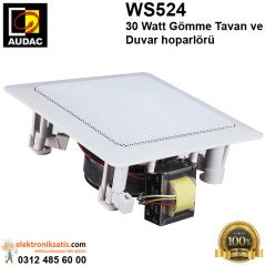 AUDAC WS524 30 Watt Gömme Tavan ve Duvar hoparlörü