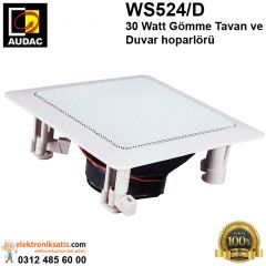 AUDAC WS524/D 30 Watt Gömme Tavan ve Duvar hoparlörü