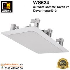 AUDAC WS624 30 Watt Gömme Tavan ve Duvar hoparlörü