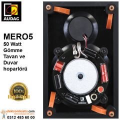 AUDAC MERO5 50 Watt Gömme Tavan ve Duvar hoparlörü
