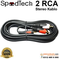 SpeedTech 2 RCA Stereo Kablo 3 Metre