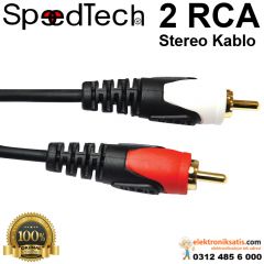 SpeedTech 2 RCA Stereo Kablo 3 Metre