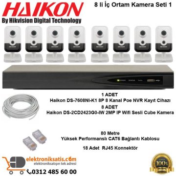 Haikon 8 li iç Ortam Kamera Seti 1