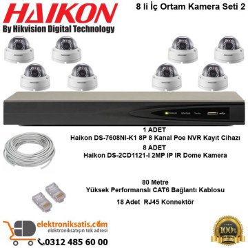 Haikon 8 li iç Ortam Kamera Seti 2