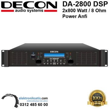 Decon DA-2800 DSP 2x800 Watt Power Anfi