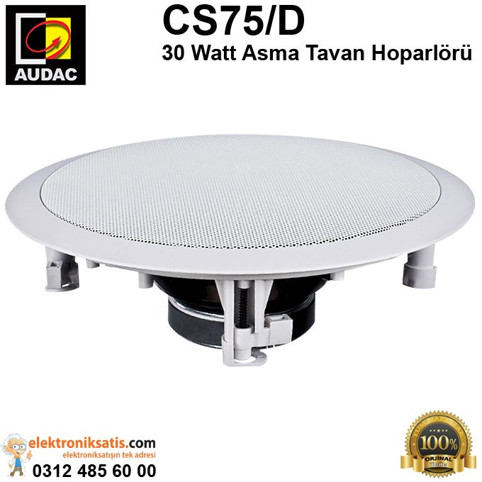 AUDAC CS75/D 30 Watt Asma Tavan Hoparlörü