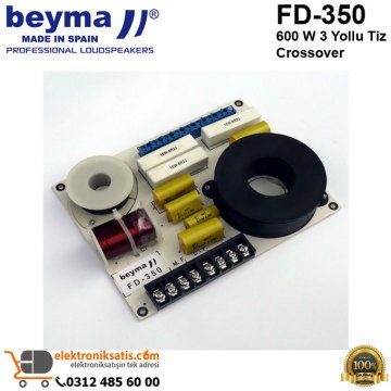 Beyma FD-350 600 W 3 Yollu Tiz Crossover