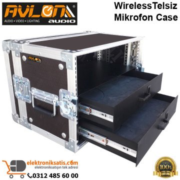 Wireless Telsiz Mikrofon 6U Rack Case