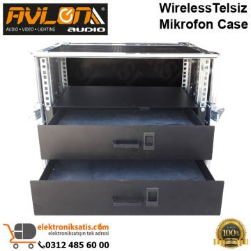 Wireless Telsiz Mikrofon 6U Rack Case