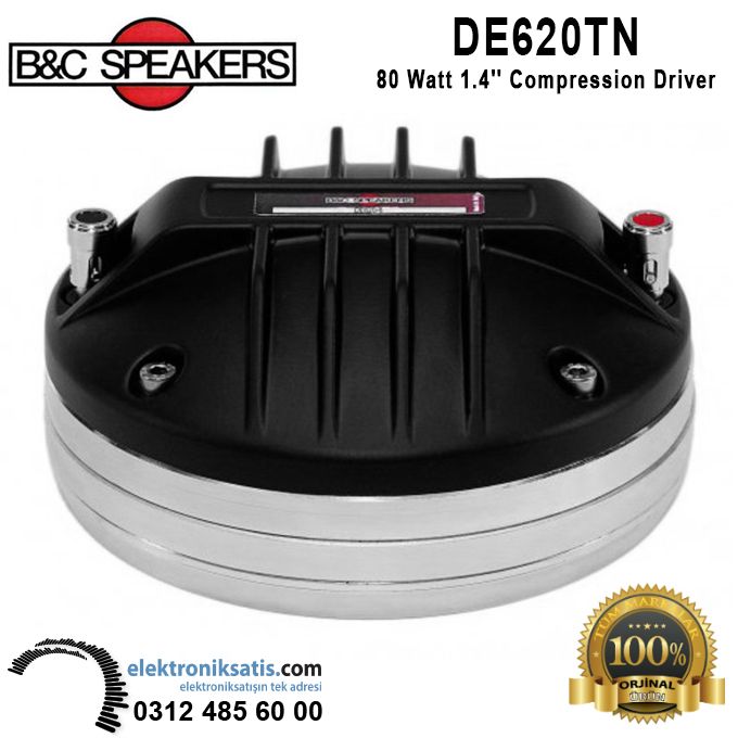 B&C Speakers DE620 TN 80 Watt 1.4'' Compression Driver