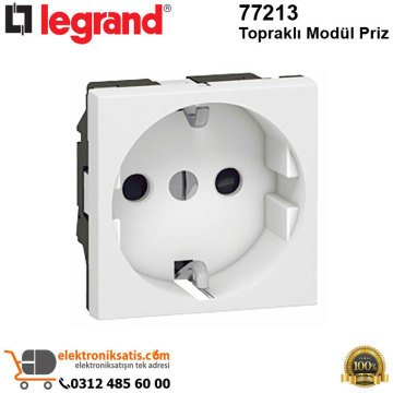 Legrand 77213 Topraklı Modül Priz