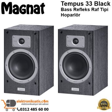 Magnat Tempus 33 Black Bass Refleks Raf Tipi Hoparlör