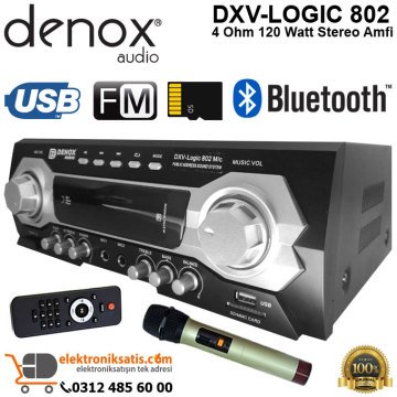 Denox DXV-Logic 802 120 Watt Stereo Amfi