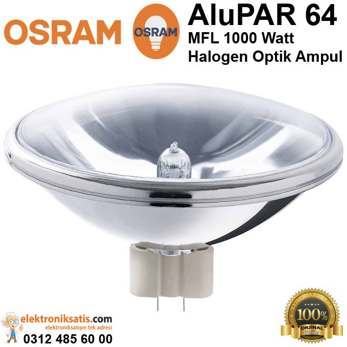 Osram CP/62 AluPAR 64 MFL 64739/4 1000 Watt Halogen Optik Ampul