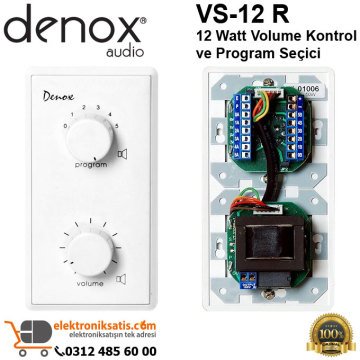 Denox VS-12 R Volume Kontrol ve Program Seçici