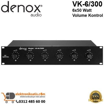 Denox VK-6 300 6x50 Watt Volume Kontrol