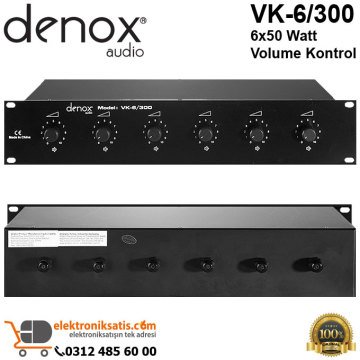 Denox VK-6 300 6x50 Watt Volume Kontrol