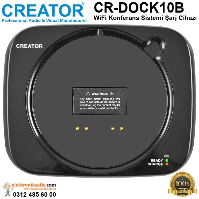 Creator CR-DOCK10B WiFi Konferans Sistemi Şarj Cihazı