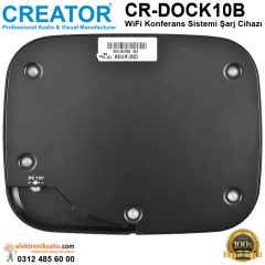 Creator CR-DOCK10B WiFi Konferans Sistemi Şarj Cihazı