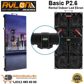 Avlon Basic P2.6 Rental indoor Led Ekran