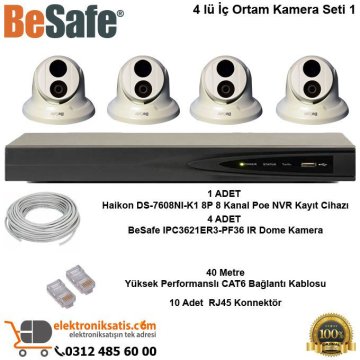 Besafe 4 lü İç Ortam Kamera Seti 1