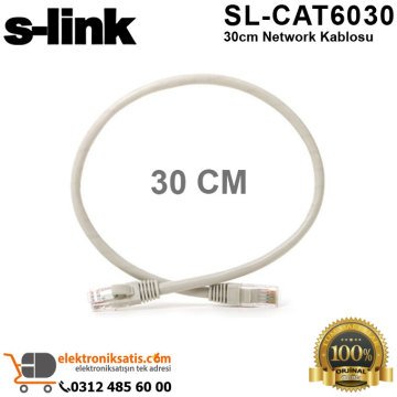 S-Link SL-CAT6030 30cm Network Kablosu