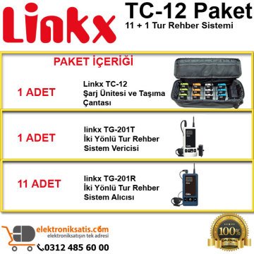 Linkx TC-12 Paket Tur Rehber Sistemi