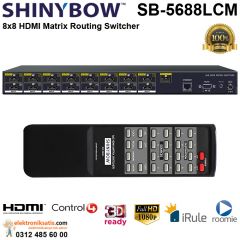 Shinybow SB-5688LCM 8x8 HDMI Matrix Routing Switcher