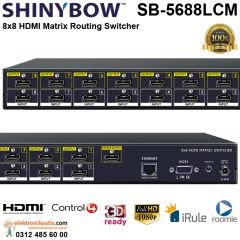 Shinybow SB-5688LCM 8x8 HDMI Matrix Routing Switcher