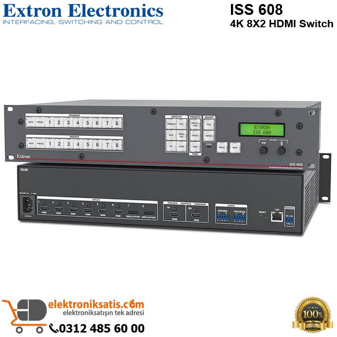 Extron ISS 608 4K 8X2 HDMI Switch