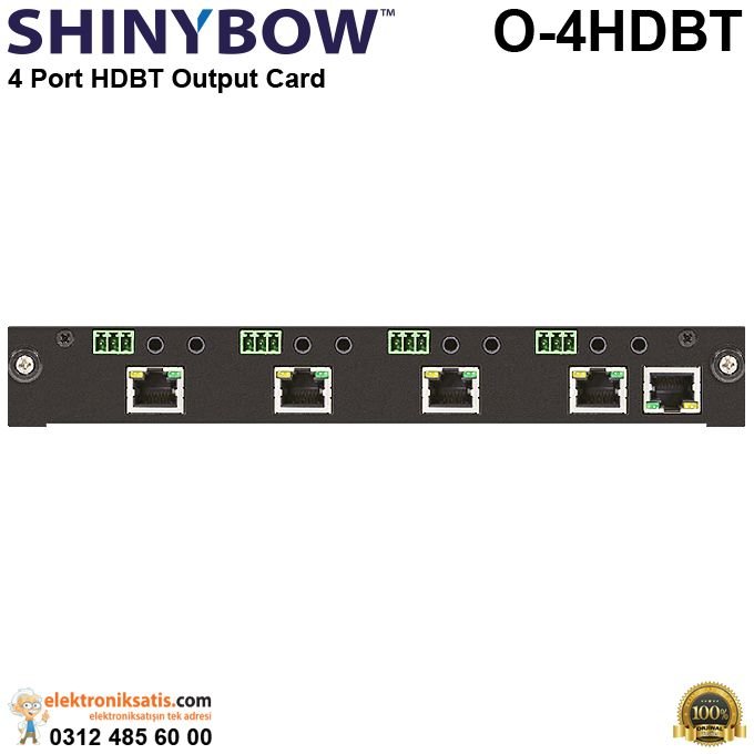 Shinybow O-4HDBT 4 Port HDBT Output Card