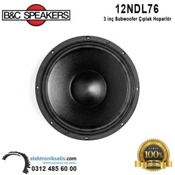 B&C 12NDL76  12' - 30 cm Subwoofer Çıplak Hoparlör