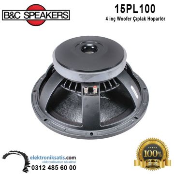 B&C 15PL100 15' - 38 cm Woofer Çıplak Hoparlör