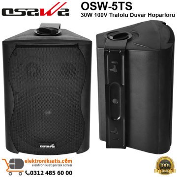 OSAWA OSW-5T Siyah 100V Trafolu Duvar Hoparlörü