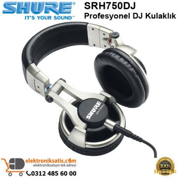 Shure SRH750DJ Profesyonel DJ Kulaklık