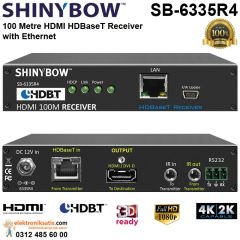 Shinybow SB-6335R4 HDMI HDBaseT Extender Receiver with Ethernet