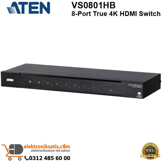 Aten VS0801HB 8-Port True 4K HDMI Switch