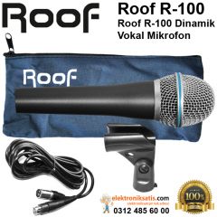 Roof R-100 Dinamik Vokal Mikrofon