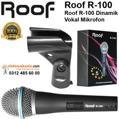 Roof R-100 Dinamik Vokal Mikrofon