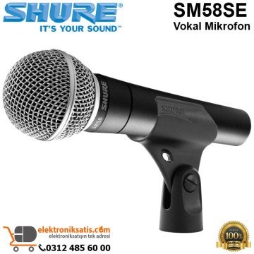 Shure SM58SE Dinamik Vokal Mikrofon