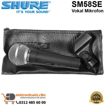 Shure SM58 SE Dinamik Vokal Mikrofon